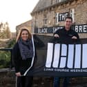 North Yorkshire brewery becomes beer sponsor of England’s very first ‘Long Course Weekend’ - Black Sheep Brewery CEO Charlene Lyons, Executive Director Jo Theakston, Founder of LCW Matthew Evans. (Picture contributed)