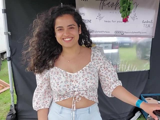 Dipti Arora, founder of Thankfully Healthy Tea.