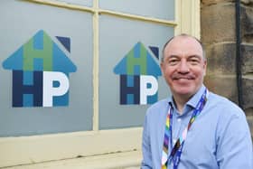 Harrogate Homeless Project's chief executive Richard Cooper at Springboard in Wesley Lower Hall, Harrogate. (Picture Gerard Binks)