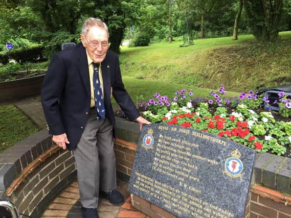 RAF veteran Eric Coling, 95, who lives in Granby Care Home in Harrogate.