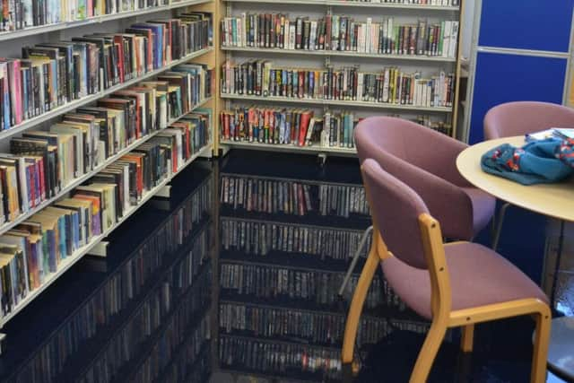 Damage at Bilton Library (s)