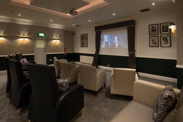 The new cinema room. Picture: Roland Fawcett.