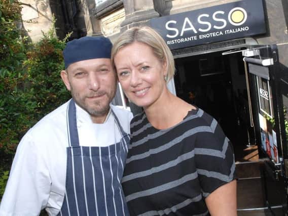 Stefano Lancellotti and Sara Ferguson, co-owners of Sasso Italian Restaurant in Harrogate.  (1708191AM1)