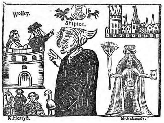 The bronze seated statue of Mother Shipton will be unveiled on September 30. Picture: Mother Shipton Appeal Committee