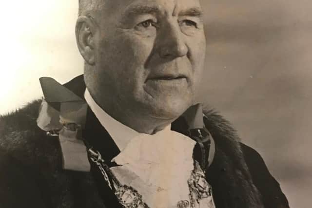 Councillor Martin's grandfather and former Ripon mayor Wilfred Paranaby.