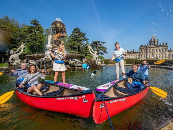 Countryfile presenters enjoy Castle Howard.