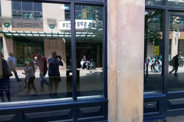 The vacant property at Harrogate's Victoria shopping centre which was occupied by Thomas the Baker before it closed.