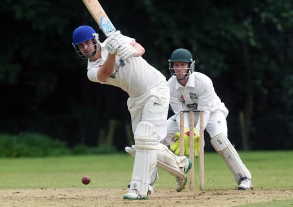 James Orton batting for Follifoot during Saturday's home loss to Otley. Picture: Jonathan Gawthorpe