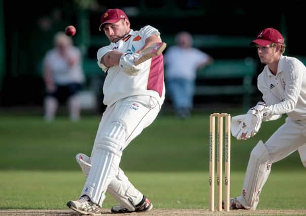 Bilton CC skipper Ryan Bradshaw led by example with a half-century against Burley-in-Wharfedale. Picture: Caught Light Photography