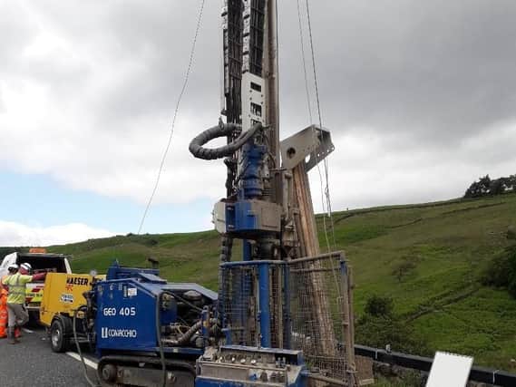 The A59 at Kex Gill has been closed since May 30