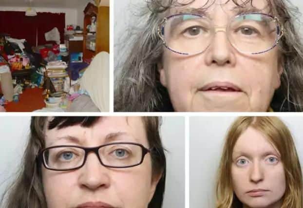 Pictured clockwise from top left, the room where Jordan Burling was discovered, grandmother Denise Cranston, sister Abigail Burling and mother Dawn Cranston.