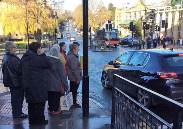 Pedestrians wait over four minutes to cross Ripon Road at a key tourist location.