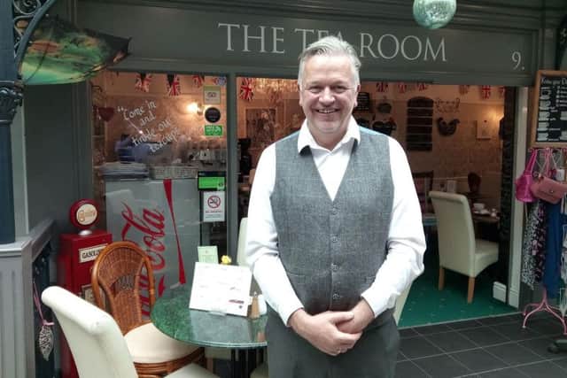 Tony Wilkinson, co-owner of The Harrogate Tea Rooms at Westminster Arcade.
