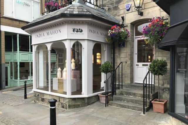 New jewellery boutique India Mahon on Montpellier Street in Harrogate.