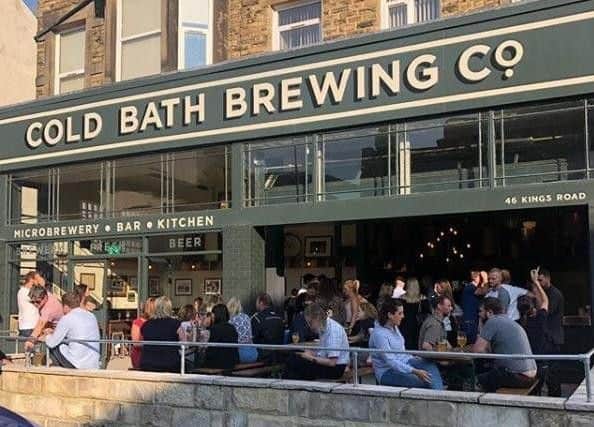 New Harrogate bar Cold Bath Brewing Co has its own outdoor seating area.