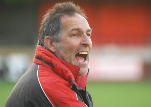 Brian Davey's first competitive game in charge of Harrogate Railway ended in defeat
