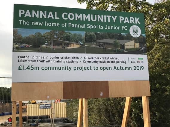 With more than 460 players, and 100 volunteers, Pannal Sports JFC has become one of the largest and most established football clubs in Harrogate.Their new facilities will be a community hub for the district.