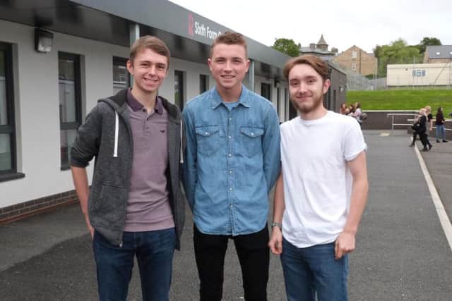 Matthew Petty (AAB) will be studying Maths and Economics at Newcastle University, while Jamie Blundell (BBC) and Jamie Shakespeare (ACC) will both study Civil Engineering, at Liverpool and Salford respectively.