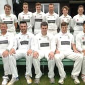 Beckwithshaw CC line up before Saturdays loss to relegation rivals Guiseley. Picture: Adrian Murray