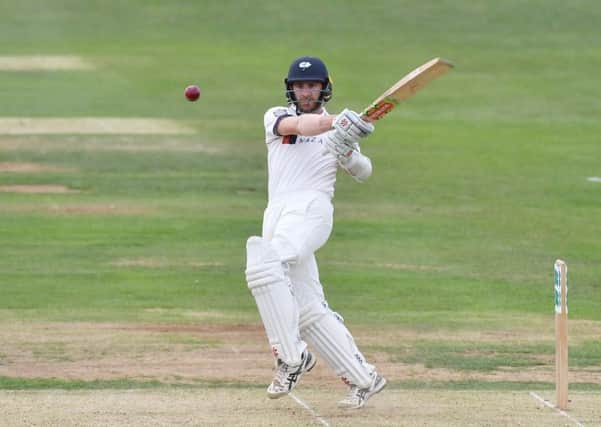 LEADING MAN: Yorkshire's Kane Williamson, scored his second half century of the match before his late dismissal on day three. Picture: Simon Wilkinson/SWpix.com