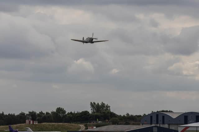 Spitfire at Leeds Bradford Airport