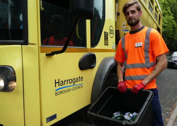 Recycling across the Harrogate District will help to reduce our carbon footprint.
