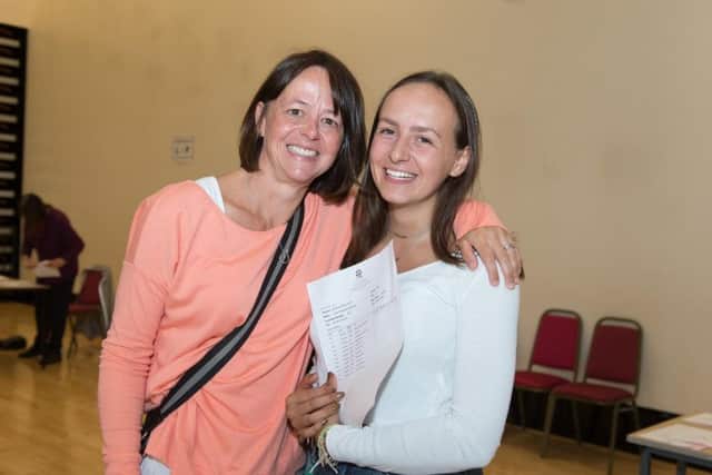 Students congratulated by staff at Harrogate Grammar for 'fantastic' GCSEs