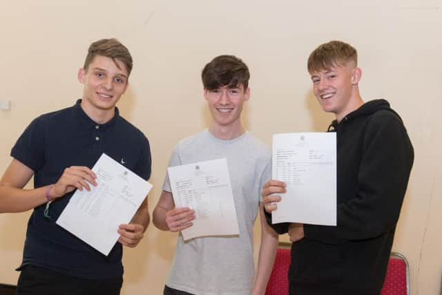 Students congratulated by staff at Harrogate Grammar for 'fantastic' GCSEs