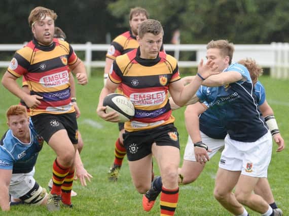 Harrogate RUFC kick-off the 2018/19 on the road at Sandal. Picture: Richard Bown