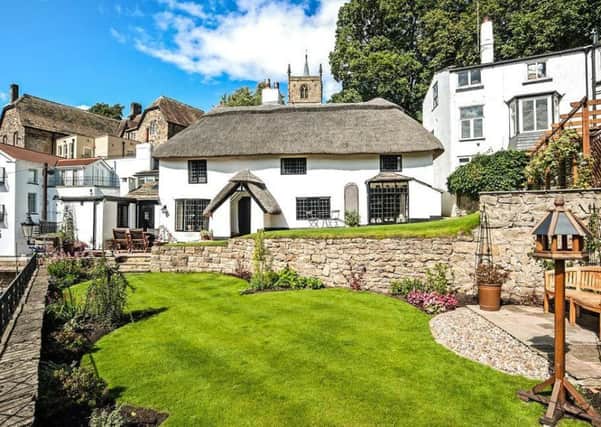 THATCH: Manor Cottage, 9 Water Bag Bank, Knaresborough  Â£600,000 with Beadnall Copley, 01423 503500.