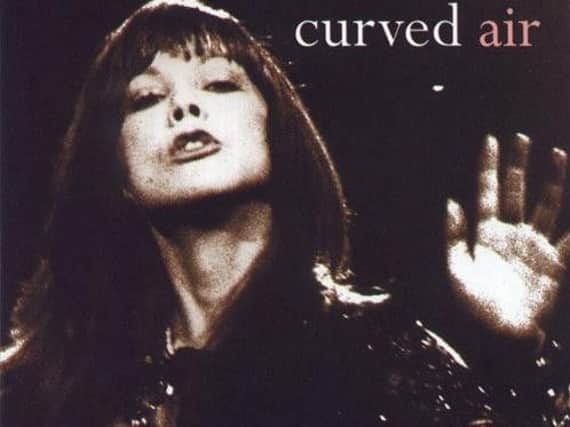 Sonja Kristina on the cover of Curved Air's Live at the BBC album.