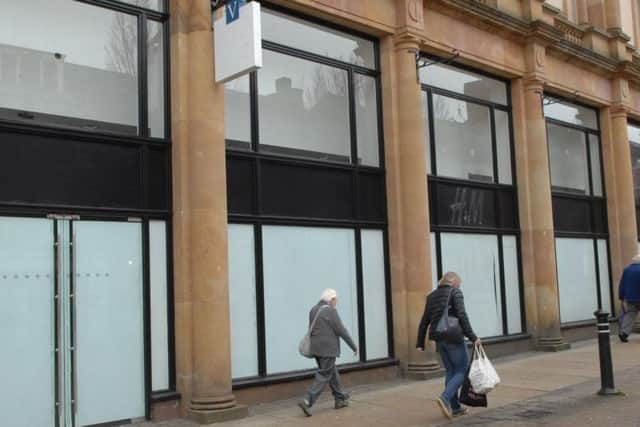 Empty shops are ranked among the worst things about Harrogate town centre.