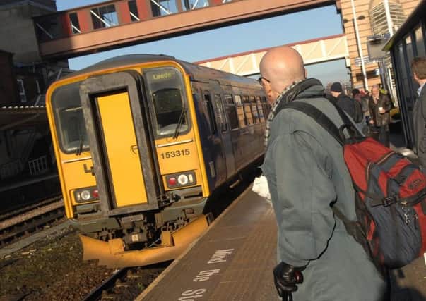 The Harrogate line is among those across Yorkshire hit by cancellations