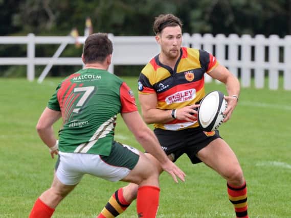 Harrogate RUFC were edged out at home by Billingham. Picture: Richard Bown