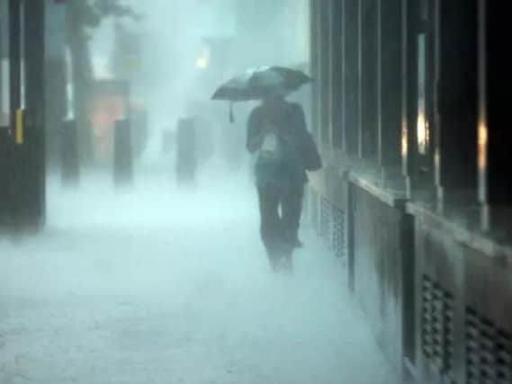 There could be some heavy rain on the way across Harrogate this weekend.