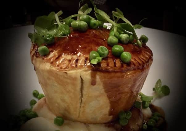 The wonderful steak and Guinness pie.