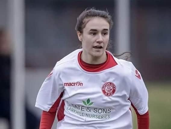 Football star Chloe Bethell.