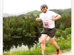 Matthew is aiming to run 1410km in 287 days, to honour the memory his daughter, Freya