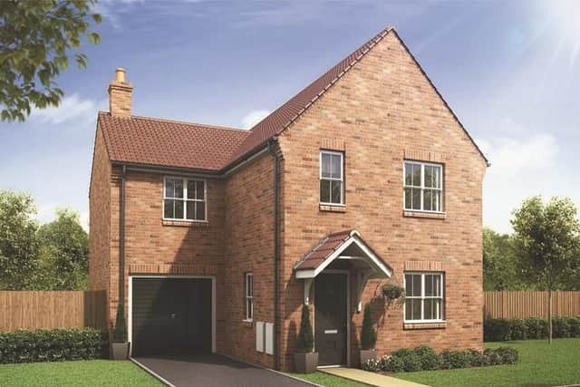 An example of  one of the Harlow Grange new homes coming to Harrogate.