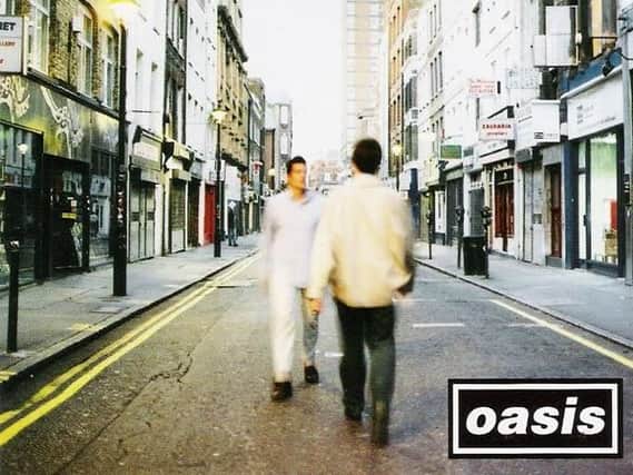 Part of the cover of Oasis's classic album  (Whats the Story) Morning Glory.