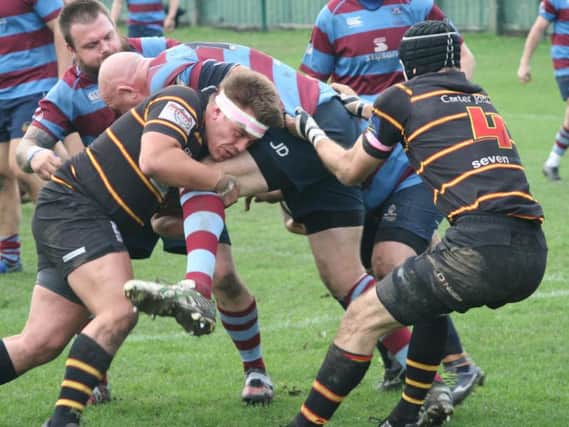 Action from Harrogate Pythons' Yorkshire Three clash with Rotherham Phoenix