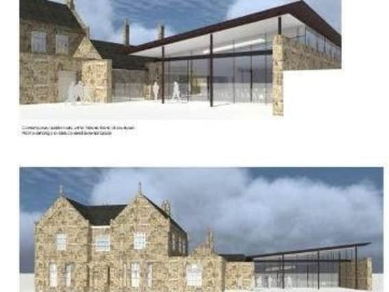 Part of the proposed plans for the historic site near RHS Harlow Carr.