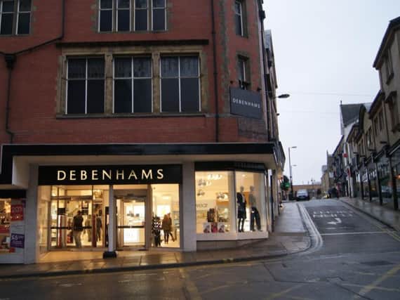 Debenham department store on Parliament Street in Harrogate.
