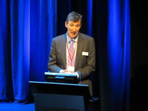 Richard Sheriff, Headteacher at Harrogate Grammar School.