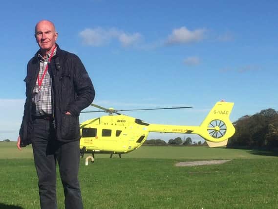 Scott Housley was rescued after falling 30 ft from a fell side near Ingleborough