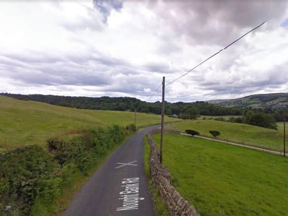 The camper van hit a wall and rolled down an embankment on Nought Bank Road, Bewerley. Picture: Google