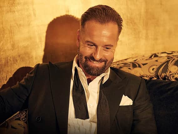 Harrogate concert date - Popular singer Alfie Boe on the cover of his new album As Time Goes By.