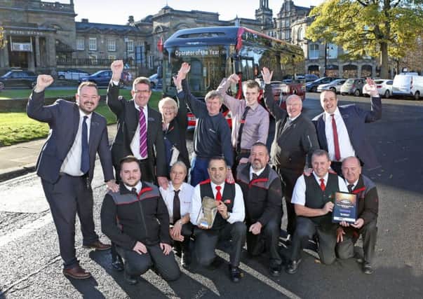 The Harrogate Bus Company is celebrating triple wins at the Route One Awards, including being named the UKs Small and Medium Bus Operator of the Year.