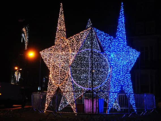 The lights will be switched on at 6pm tonight.