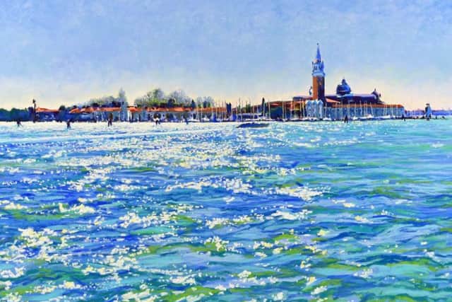 San Giorgio Maggiore in Venice by Harrogate artist Tony Brummell Smith.